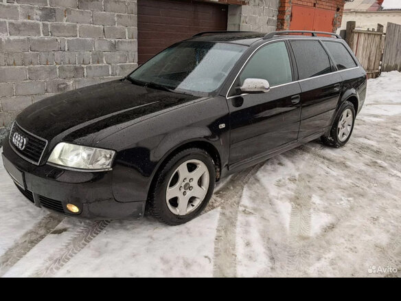 2001 Audi A6 II (C5) Рестайлинг, чёрный - вид 3