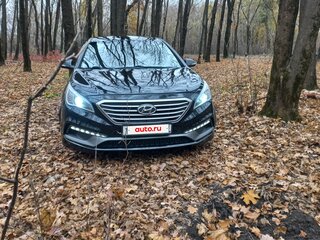 2016 Hyundai Sonata VII (LF), чёрный, 1600000 рублей, вид 1