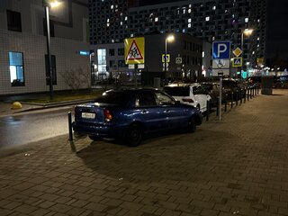 2008 Chevrolet Lanos I, синий, 200000 рублей, вид 4