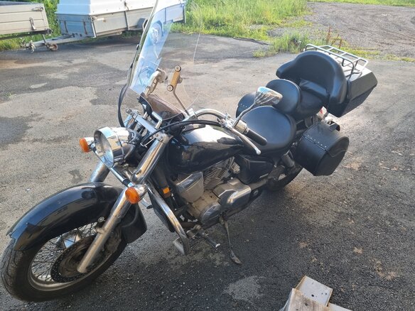 2005 Honda Shadow 750, чёрный, 400000 рублей - вид 3