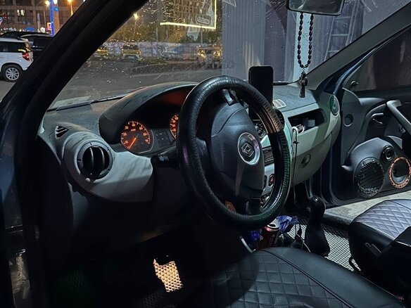 2010 Renault Logan I Рестайлинг, синий, 380000 рублей - вид 11