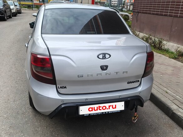 2012 Lada (ВАЗ) Granta I, серебристый, 360000 рублей - вид 7
