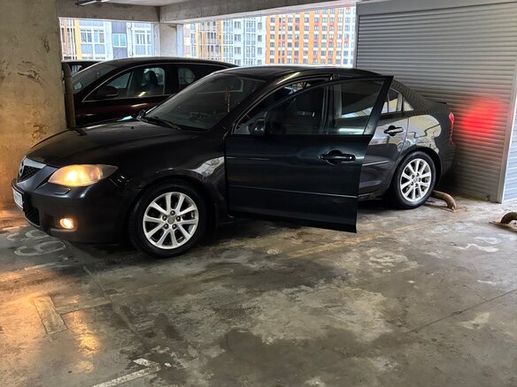 2008 Mazda 3 I (BK) Рестайлинг, чёрный - вид 5