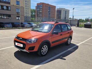 2015 Lada (ВАЗ) Kalina Cross II, оранжевый, 500000 рублей, вид 4