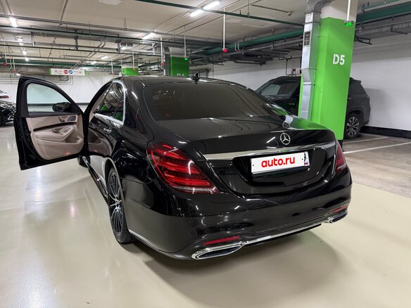 2018 Mercedes-Benz S-Класс 350 d Long VI (W222, C217) Рестайлинг, чёрный, 3900000 рублей - вид 10