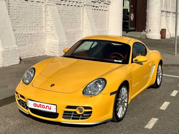 2007 Porsche Cayman S I (987), жёлтый, 10000000 рублей