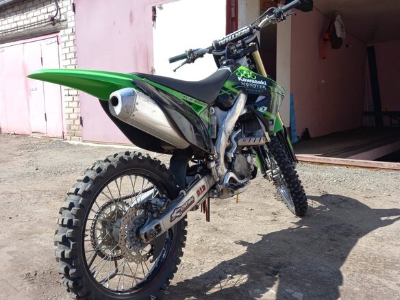 2009 Kawasaki KX 250, зелёный, 320000 рублей - вид 12