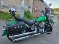 2007 Harley-Davidson Softail Deluxe, зелёный, 785000 рублей - вид 9