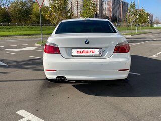 2008 BMW 5 серии 525i V (E60/E61) Рестайлинг, белый, 1530000 рублей, вид 5