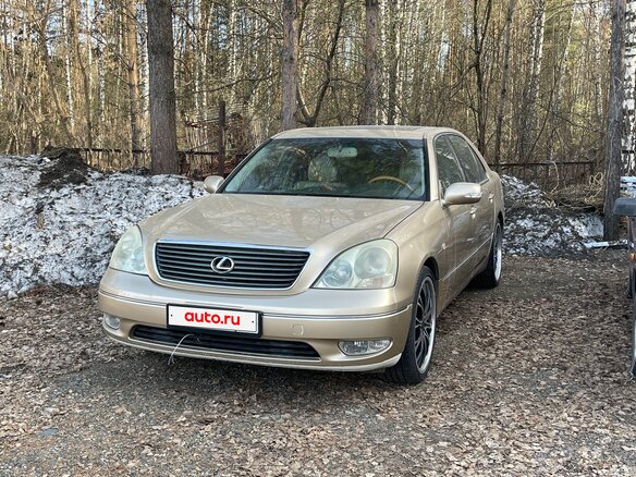 2002 Lexus LS 430 III, жёлтый, 1150000 рублей