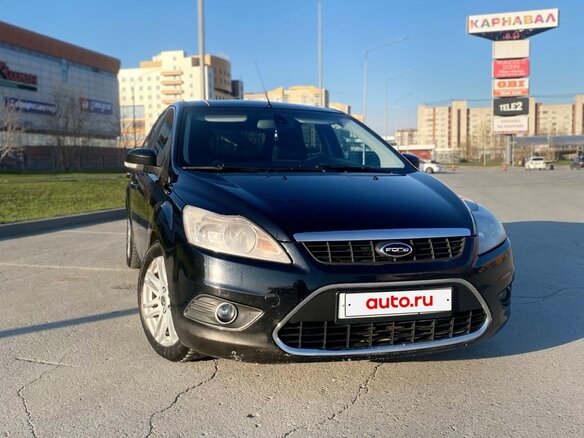 2008 Ford Focus II Рестайлинг, чёрный, 540000 рублей - вид 5