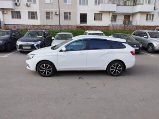 2020 Lada (ВАЗ) Vesta SW I, белый, 1320000 рублей, вид 4