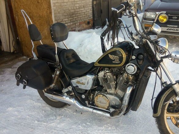 1990 Honda Shadow 750, чёрный, 300000 рублей