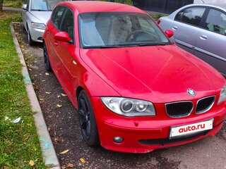 2006 BMW 1 серии 120i I (E81/E82/E87/E88), красный, 600000 рублей, вид 3