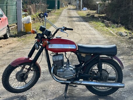1986 Jawa 350/638, красный, 50000 рублей, вид 3