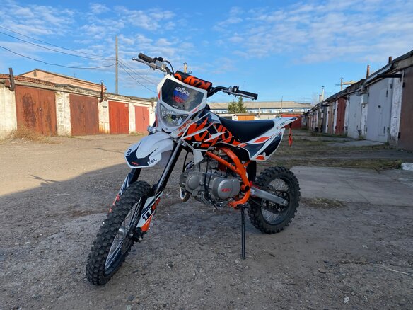 2024 Kayo Basic TT125, оранжевый, 65000 рублей
