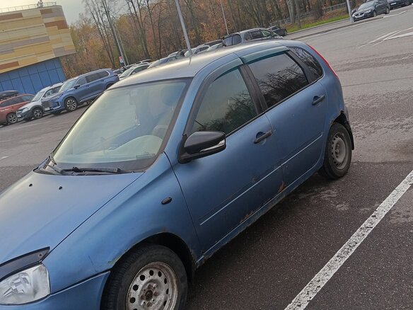2008 Lada (ВАЗ) Kalina I, серый, 140000 рублей - вид 3