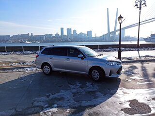 2019 Toyota Corolla Fielder XI (E160, E170) Рестайлинг 2, серебристый, 1680000 рублей, вид 5