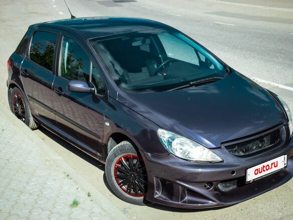 2005 Peugeot 307 I, пурпурный, 400000 рублей