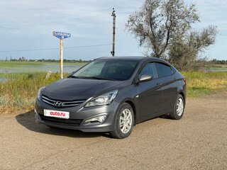 2014 Hyundai Solaris I Рестайлинг, серый, 670000 рублей, вид 2
