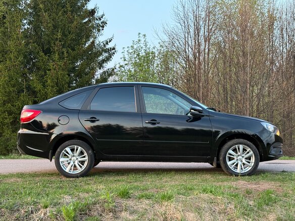 2024 Lada (ВАЗ) Granta I Рестайлинг, чёрный, 870000 рублей - вид 4