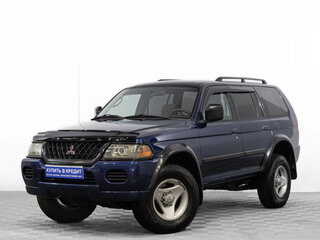 2001 Mitsubishi Montero Sport I, синий, 999000 рублей, вид 3