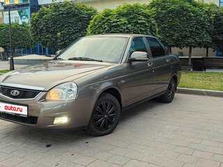 2014 Lada (ВАЗ) Priora I Рестайлинг, коричневый, 670000 рублей, вид 4
