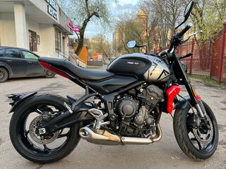 2022 Triumph Trident 660, чёрный, 775000 рублей, вид 5