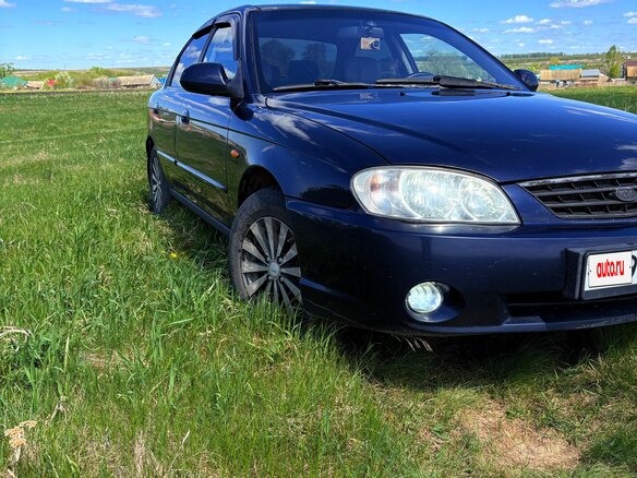 2008 Kia Spectra I Рестайлинг 2, синий - вид 2