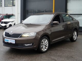 2017 Skoda Rapid I Рестайлинг, коричневый, 1195000 рублей, вид 1