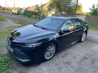 2018 Toyota Camry US Market VIII (XV70), чёрный, 1850000 рублей, вид 2