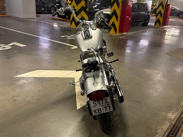 2004 Harley-Davidson Softail Standard, серебристый, 720000 рублей - вид 14