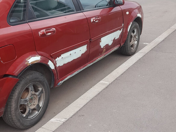 2008 Chevrolet Lacetti I, красный, 200000 рублей - вид 2