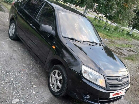 2012 Lada (ВАЗ) Granta I, синий, 325000 рублей - вид 1
