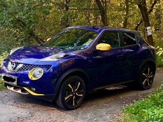 2017 Nissan Juke I Рестайлинг, синий, 1750000 рублей, вид 1