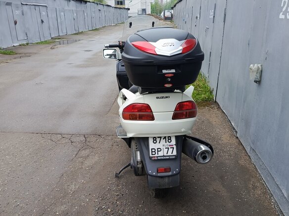 2011 Suzuki Burgman (SkyWave) 650, белый, 420500 рублей - вид 4