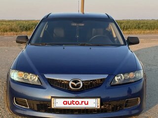 2006 Mazda 6 I (GG) Рестайлинг, синий, 400000 рублей, вид 1