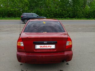 2004 Hyundai Accent ТагАЗ II, красный, 160000 рублей, вид 3