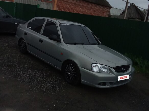 2008 Hyundai Accent ТагАЗ II, бежевый, 400000 рублей - вид 5