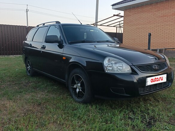 2012 Lada (ВАЗ) Priora I, чёрный, 345000 рублей - вид 1