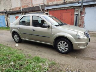2011 Renault Logan I Рестайлинг, бежевый, 430000 рублей, вид 3