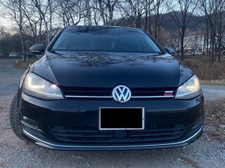 2015 Volkswagen Golf VII, чёрный, 1100000 рублей, вид 1