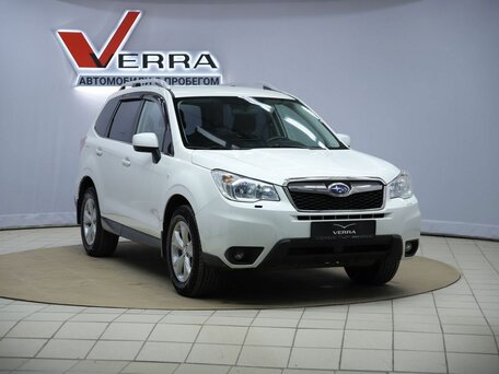 2015 Subaru Forester IV Рестайлинг, белый, 1450000 рублей, вид 3