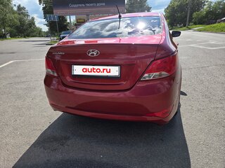 2016 Hyundai Solaris I Рестайлинг, красный, 1050000 рублей, вид 4