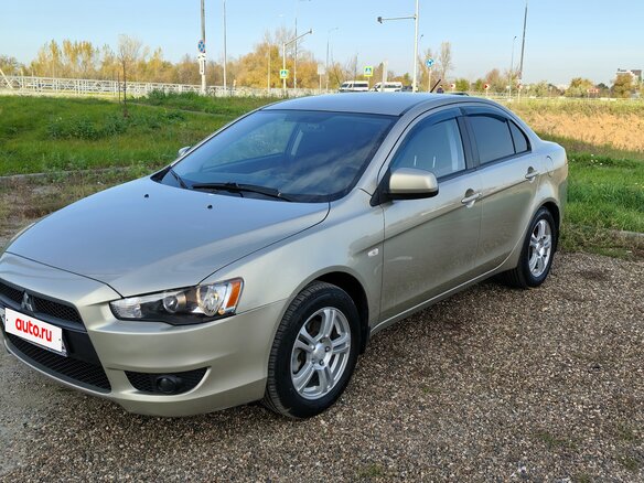 2008 Mitsubishi Lancer X, бежевый, 620000 рублей - вид 6
