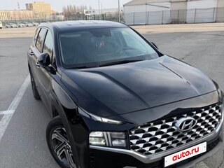 2020 Hyundai Santa Fe IV Рестайлинг, чёрный, 3350000 рублей, вид 3