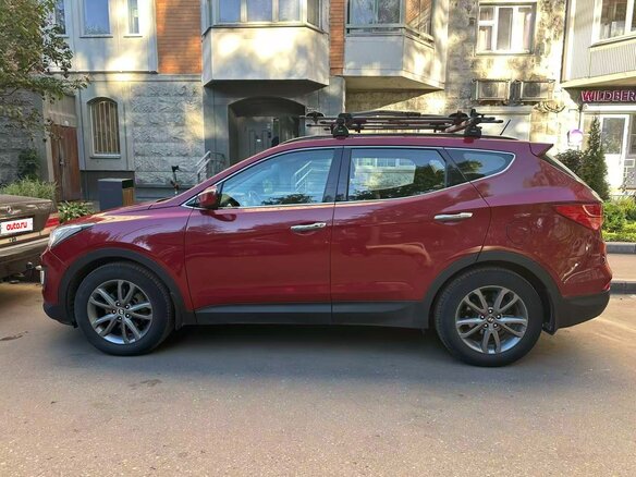 2013 Hyundai Santa Fe III, красный, 1750000 рублей - вид 8