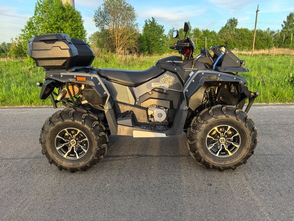 2022 Stels ATV-850 Guepard Trophy, чёрный, 850000 рублей - вид 7
