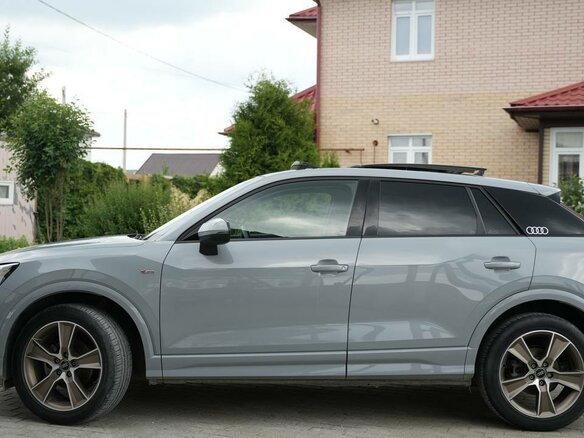 2022 Audi Q2 L 35 TFSI I Рестайлинг, синий, 2900000 рублей - вид 2