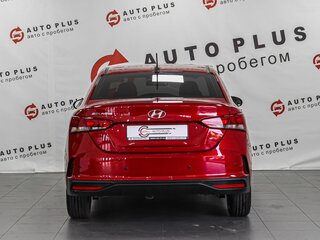 2021 Hyundai Solaris II Рестайлинг, красный, 1499000 рублей, вид 4